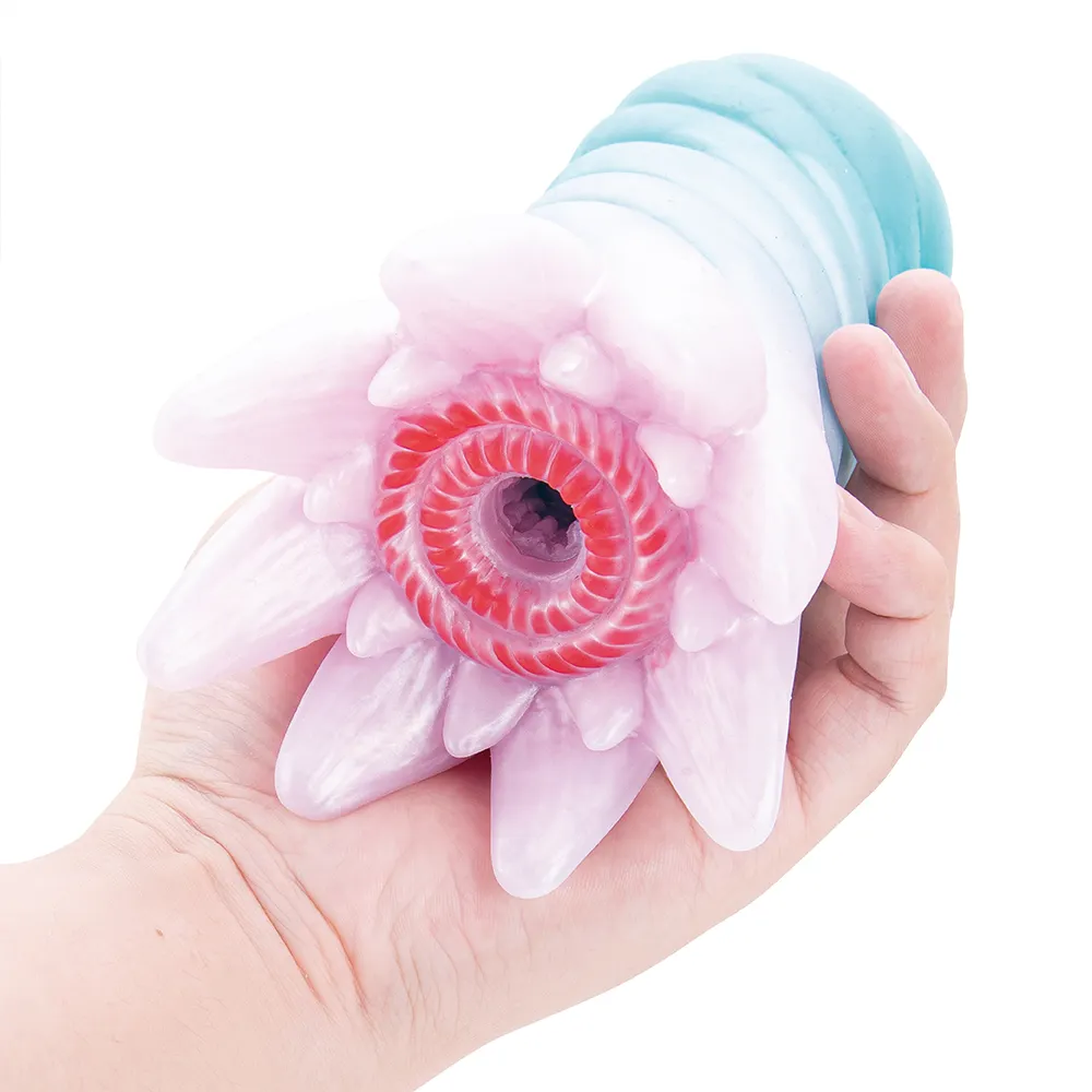 Alien Horse Male Masturbator Pocket Pussy Soft Liquid Silicone Masturbation Cup for Men Sex Toys