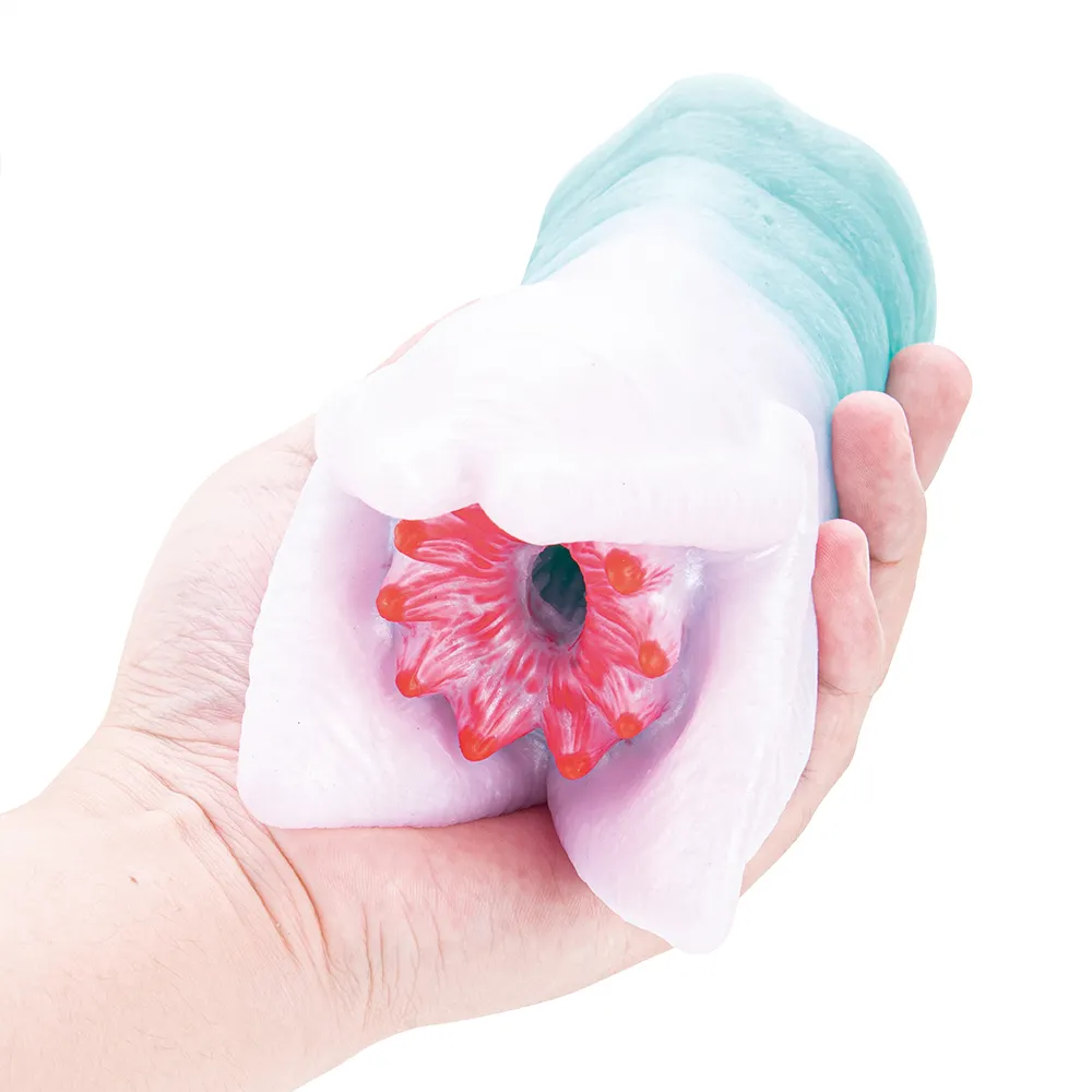 Silicone Monster Masturbator Channel Sex Toy Alien Animal Dragon Vagina Masturbator Monster Realistic Large 3D Silicone Vagina