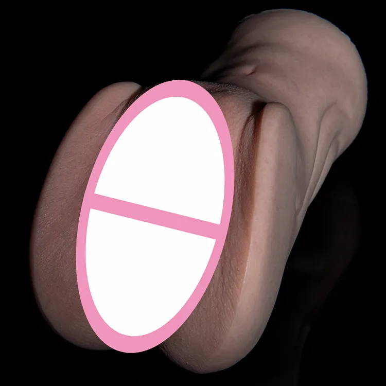 Wholesale Silicone Male Masturbation Aircraft Cup Massager Vagina Anal Toys for Men Silicone Artificial Pocket Pussy Sex Toy