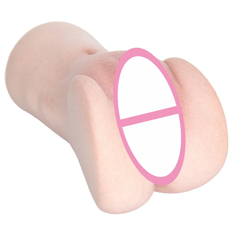Liquid Silicone Lifelike Male Masturbators Pocket Pussy with Realistic Skin Texture 3D Thick Vagina Male Sex Toys for Men