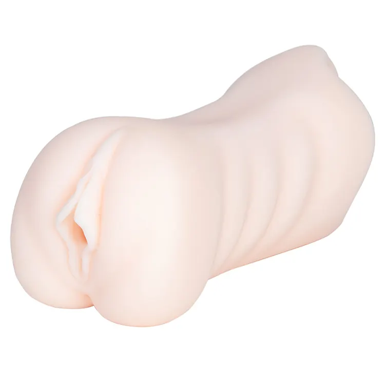 Body Safe Heating TPE Masturbator Ultra Soft Realistic Artificial Vagina with 3D Texture for Discreet Solo Play