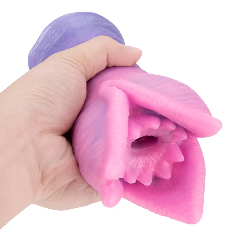Fantasy Monster Masturbator with Unique Creature Shape Realistic Large Silicone Soft Adult Sex Toy