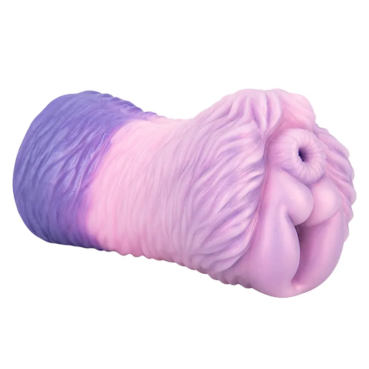 Premium Soft Silicone Waterproof Eco-Friendly Dual Channel Masturbation Device for Men Pocket Pussy High Grade Sex Toy