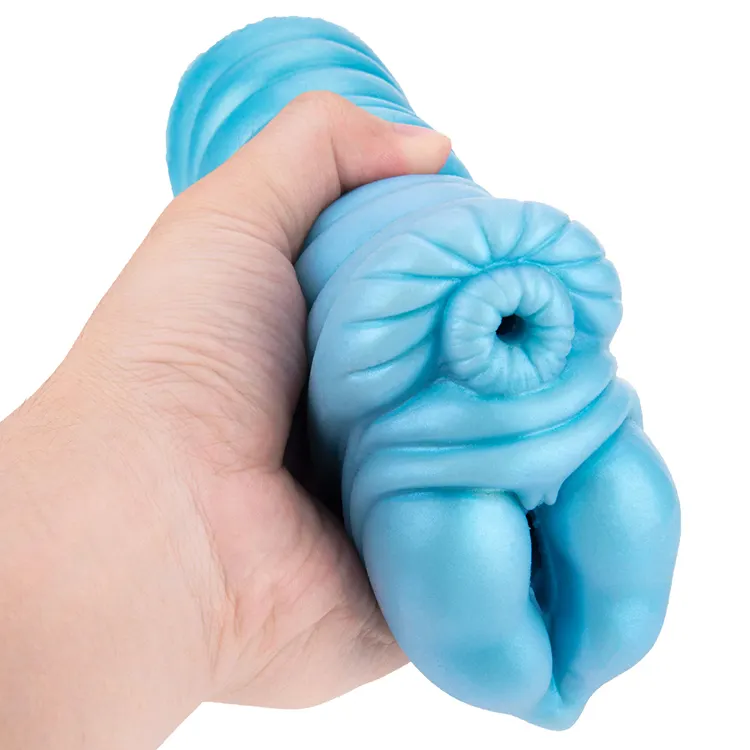 Best Seller Trending Dragon Creature Design Men Stroker Premium Soft Silicone Vaginal Sleeve Male Targeted