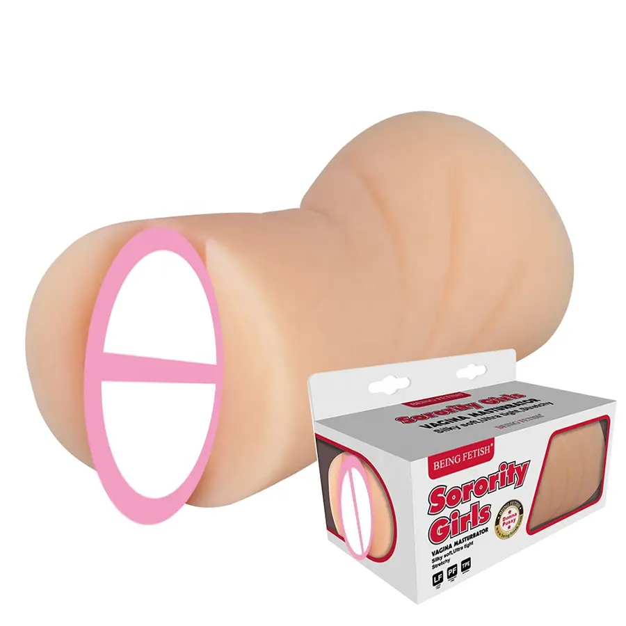 TPE New Ass Lifelike Realistic Double Channels Soft Real Solid Male Adult Sex Toys Masturbator Love Toy Sex Ass Vagina
